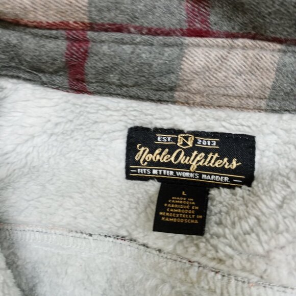 Women's Flannel Fleece Lined Snap Button Heavy Shirt Jacket NEW Lot of 2 - Picture 10 of 14